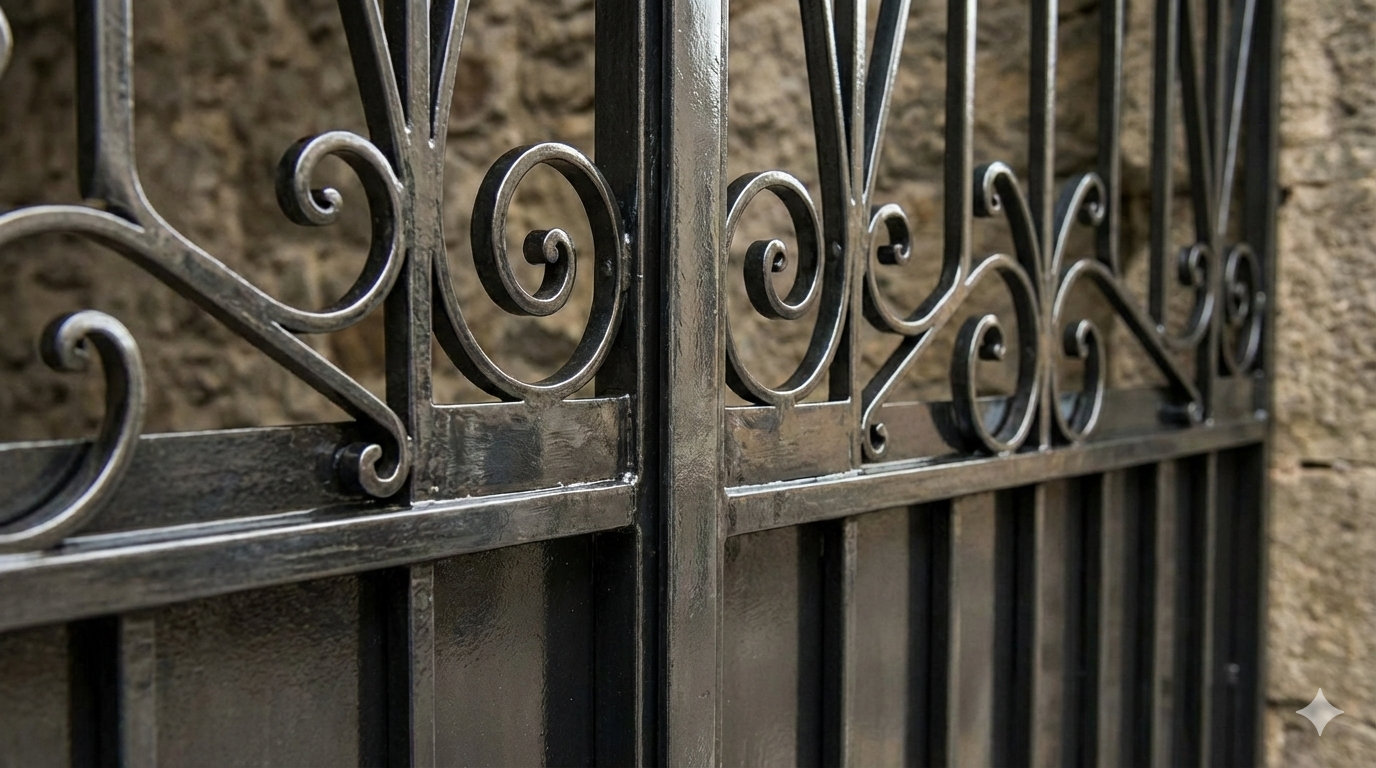 After wood polishing