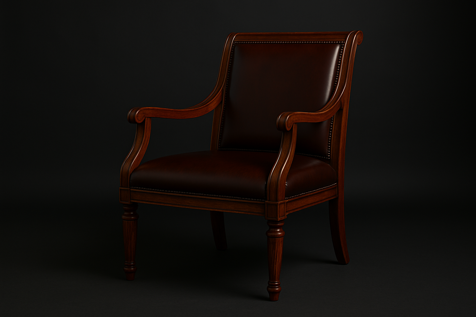 After wood polishing